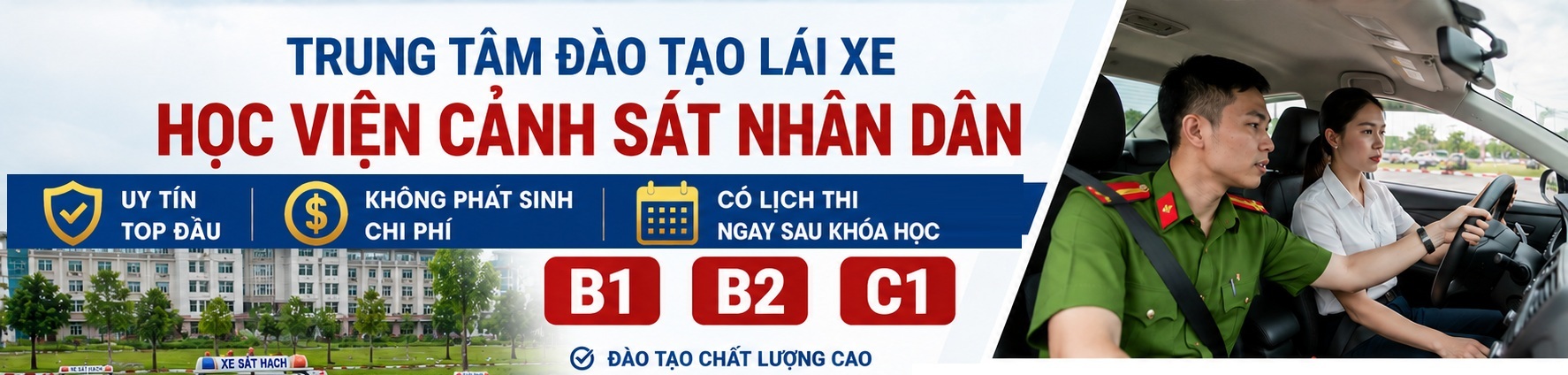 Trung tâm lái xe học viện cảnh sát