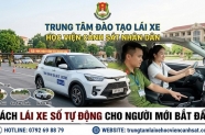 Cách lái xe số tự động cho người mới bắt đầu – Chi tiết từ A-Z