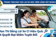 Mẹo thi bằng lái xe ô tô hạng C1 tỉ lệ đỗ cao tới 99%