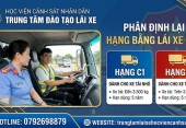 Bằng lái xe hạng C giờ là hạng gì? bao nhiêu tiền? thi khó không?
