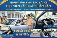 Học lái xe ô tô Học viện An Ninh – Cam kết thi đỗ, uy tín 100%