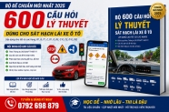 Hướng dẫn học 600 câu hỏi lý thuyết ô tô hiệu quả 2026